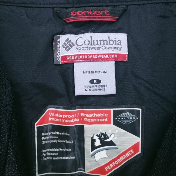 Vintage Columbia Gas Mask Snowboard Pants Men S Convert Waterproof Ski Omni Tech - Picture 15 of 16